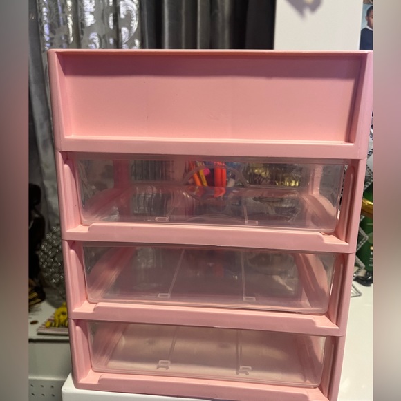 Mini Pink Draw Organizer - Picture 2 of 3